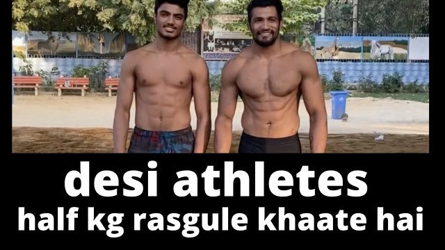 'Desi monsters| Half kg rasgulle khaate hai | Desi athletes | Tarun Gill Talks'