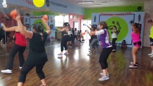 'Forgiveness by Nicky Jam ...  Group Fitness Class with kettle bells... #GK5X_FITNESS_PROGRAM'