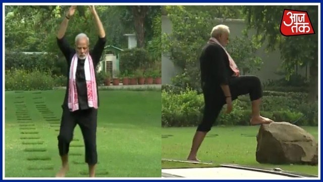 'Prime Minister Narendra Modi Releases Fitness Video; Shows His Daily Fitness Routine'