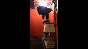 'SuperHero Fitness 49 inch box jumps for reps'