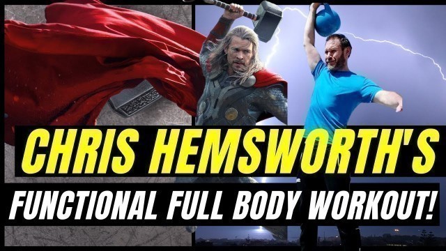 'CHRIS HEMSWORTH\'S THOR WORKOUT |TRAIN LIKE A CELEBRITY | P1.#superhero #thor #chrishemsworth#Fitness'