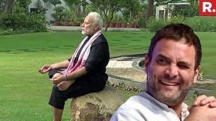 'Rahul Gandhi Calls PM Narendra Modi\'s Fitness Video Bizzare'