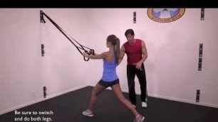 'Lunge with Suspension Strap | Core Energy Fitness'
