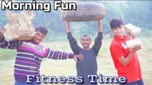 'Morning Fitness Exercise | Funny Fitness Exercise Competition | Funny Challenges'