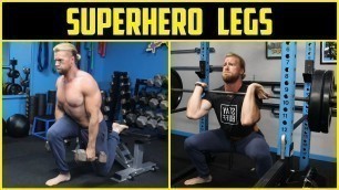 'LEGENDARY LEGS WORKOUT | Superhero Plan Stage 3 Day 5'