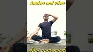 'Anulom and vilom ||with benefits||yoga for health||sumit pal fitness||#shorts'