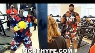 'FLOYD MAYWEATHER COMPLETE BOXING + FITNESS WORKOUT AT GRAND OPENING OF NEW GYM'