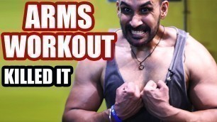 'Killer Arms Work out | Day 7 of 90 days transformation'
