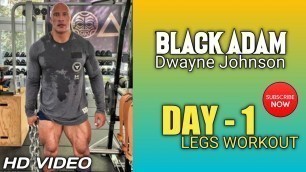 'TRY Dwayne Johnson’s LEG WORKOUT | BLACK ADAM SUPERHERO | AMERICAN HOLLYWOOD STAR | DIPANKAR RAI'