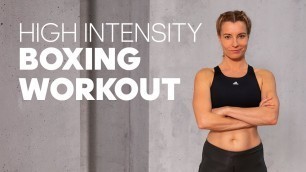 'High Intensity Boxing Workout at Home (no equipment necessary)'