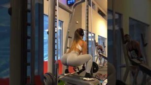 'Gym big booty workout #workout #booty #shorts #jym #exercise #ass #musclegain #bicep #chest #leg'