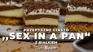 'Przepyszne ciasto “Sex in a pan” z białkiem l Przepisy fitness l GymBeam'