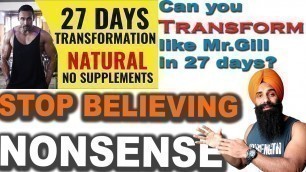 'WHY TARUN GILL 27 DAY TRANSFORMATION IS MISLEADING & WHY YOU SHOULDN`T EXPECT SAME RESULTS'