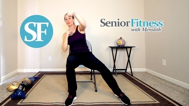 'Senior Fitness - Seated Boxing Exercises For Beginners'
