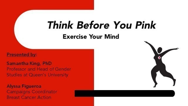 'Think Before You Pink  Exercise Your Mind Webinar'