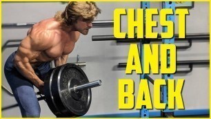 'SAVAGE CHEST & BACK SUPERSET WORKOUT | Superhero Plan Stage 3 Day 2'