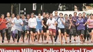 'Indian Army Woman Military Police Physical Test || Join indian Army ||'