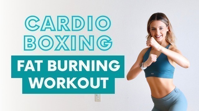 'HOME CARDIO BOXING WORKOUT | Burn lots of calories!'