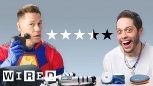 'John Cena & Pete Davidson Test Workout Gadgets | WIRED'