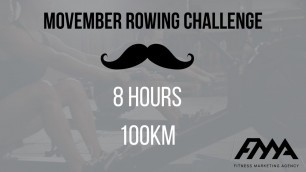 'Fitness Marketing Agency Movember Charity Rowing Challenge'