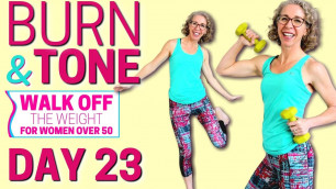 'Build a BEAUTIFUL Body! Non Stop Burn and Tone Workout with hand weights