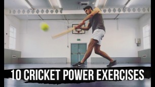 '10 Cricket POWER Training Exercises'