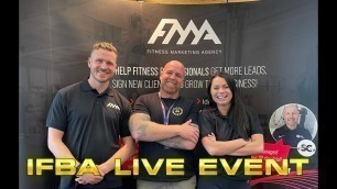 'Fitness Marketing Agency at the International Fitness Business Alliance Live Event!'