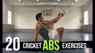 '20 Cricket Fitness ABS Exercises'