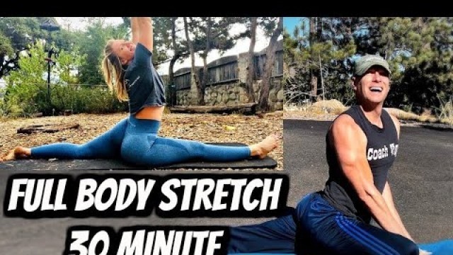 '30 Min Full Body Yoga Stretch - Intermediate/Advanced - Sean Vigue Fitness'