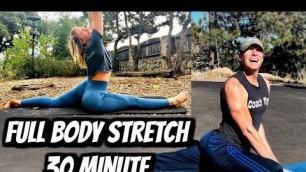 '30 Min Full Body Yoga Stretch - Intermediate/Advanced - Sean Vigue Fitness'