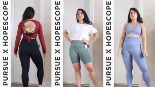 'PURSUE FITNESS x HOPESCOPE //in depth review & try on'