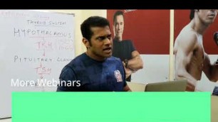 'Successful  Online webinar on Hypothyroidism by Nikhil Ashtewale at IFSI Fitness Academy'