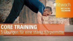 'Core-Training für zu Hause | #fitwoch mit Patric Heizmann | DAK-Gesundheit'