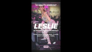 'Leslie\'s 30 Minute At-Home Lagree Workout'