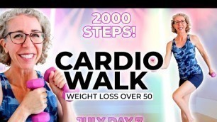 'One Mile BOOSTED WALK with Light Weights'