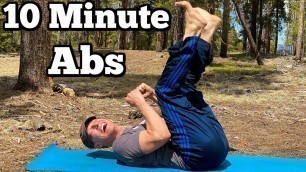 '10 Minute Home Ab Workout | NO EQUIPMENT | Sean Vigue'