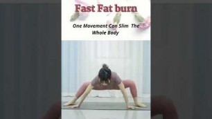 'Fast Fat Burn Exercise#fitness #shorts'