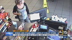 'Woman stole credit card from LA Fitness'