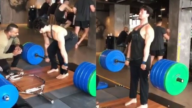 'WATCH Tiger Shroff Deadlifts 200KG With EASE Leaves Everyone SHOCKED!'