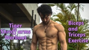 'Tiger Shroff Arms Workout | Biceps and Triceps Exercise'