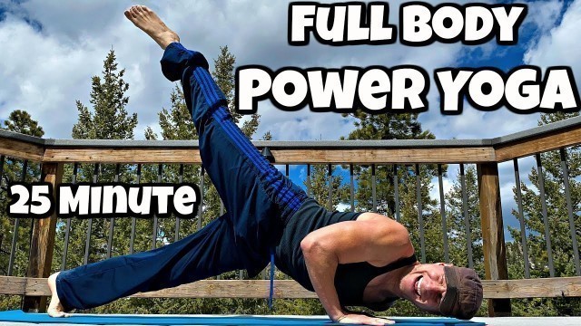'25 Min Power Yoga for Strength Workout (FULL BODY) Sean Vigue Fitness'