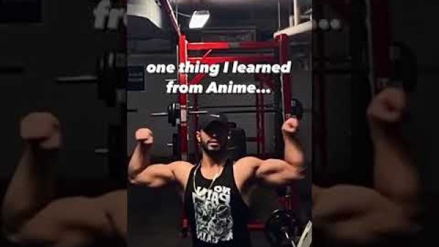 'One thing I learned from anime #gym #bodybuilder #fitness #shorts'