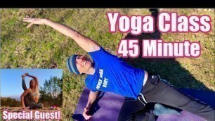 '45 Min Full Body Yoga Stretch (BEST FITNESS CLASS!) Sean Vigue Fitness'