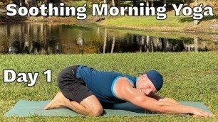 'Day 1 - Beginner Morning Yoga Stretch - 30 Days of Yoga'
