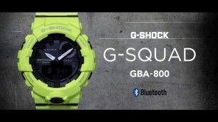 'G-SHOCK G-SQUAD GBA-800 | Funkcje i możliwości'