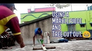 'Cricket Practice at Terrace | Wicket keeping Drills | Playing Cricket at home