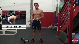'How To:  Dumbbell Bent-Over Row'