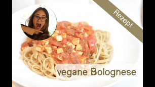 'Spaghetti Bolognese - Veganes Rezept - Vollkorn - Ideales Fitness Essen - Gesund Kochen'