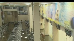 'Burst pipe floods LA Fitness in Pearl District'