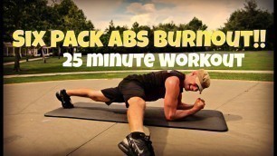 '25 min Six Pack Abs Workout with Sean Vigue Fitness'